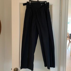 Black Wide Leg Anthropology Dress Pants